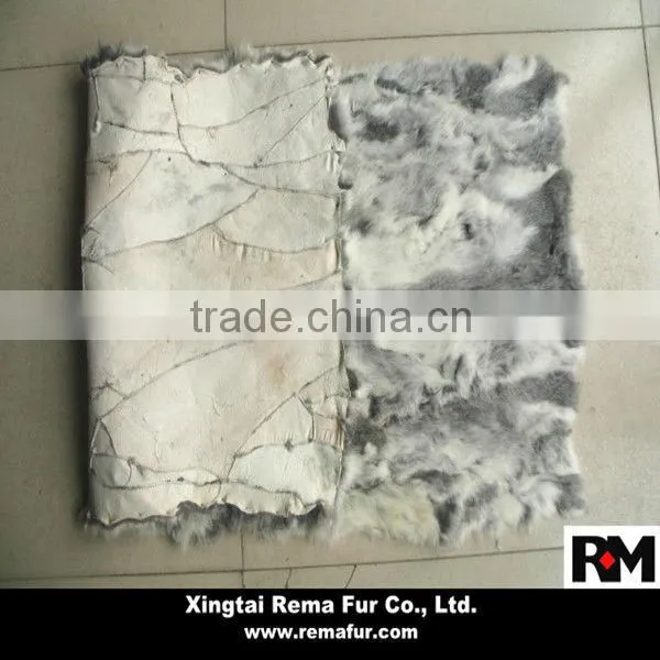 100% Real Patched Rabbit Fur Plate For Garments photo-4