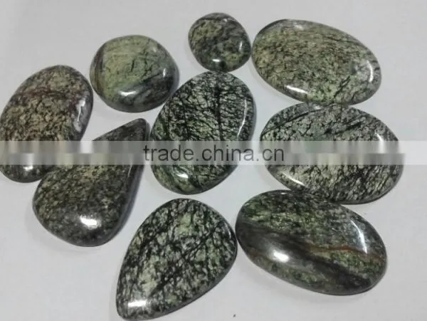 Mountain Green Jasper Gemstone Cabochons photo-2