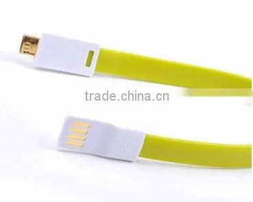 25CM Magnet Flat Short 5Pin Micro USB Data Charger Cable Cord For Samsung HTC photo-5