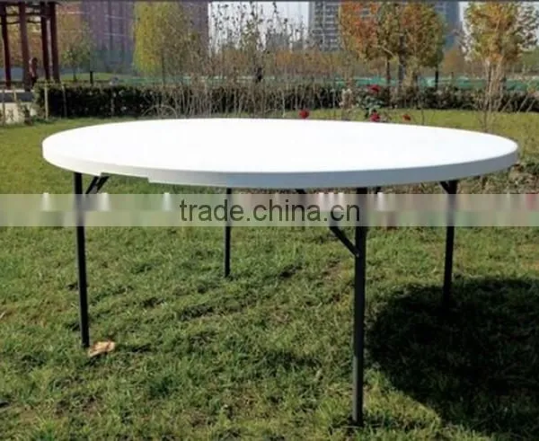 Graceful Round Plastic Folding Dining Table Outdoor photo-3