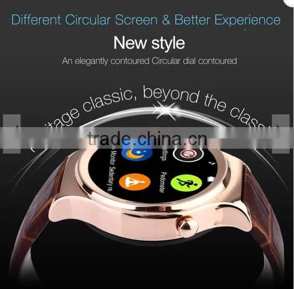 T3 UV Detection Pedometer MP3/MP4 Player Sport Smart Watch For Iphone And Android photo-4