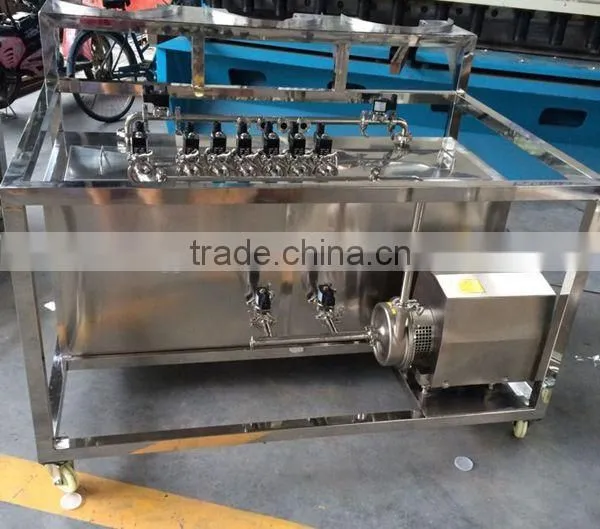 Stainless Steel Manual Two Station Beer Keg Washing Machine BarrelThree-phrase 220V 50 Hz photo-4