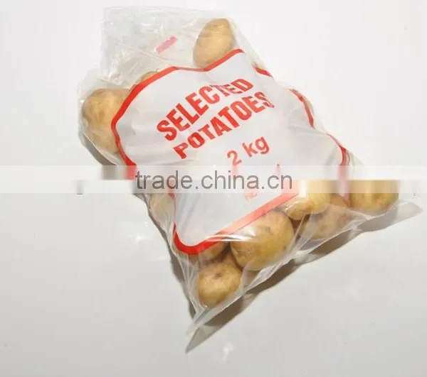 LDPE PRINTED POTATO 2KG PE BAG/ORGANIC VEGETABLE BAG