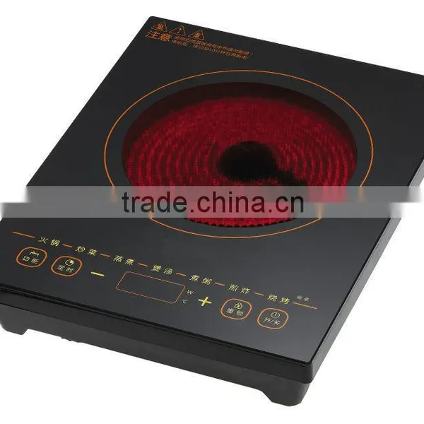 Stainless Steel Housing Touch Control Induction Portable Electric Infrared Cooker photo-5