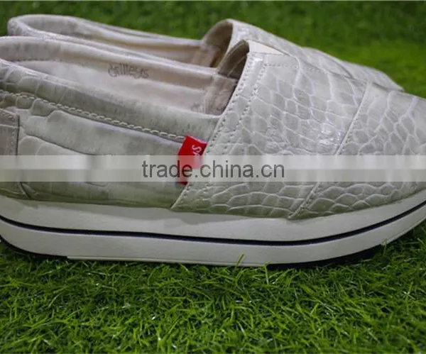 The Crocodile Gray Lady PU Casual Shoes photo-4