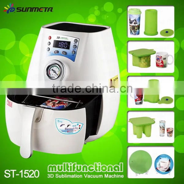 3d Mini Sublimation Heat Press Vacuum Machine Heat Transfer Machine photo-3