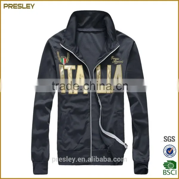 2016 Best Quality Custom Logo 100%polyester Jacket in New Model Wholesale photo-3