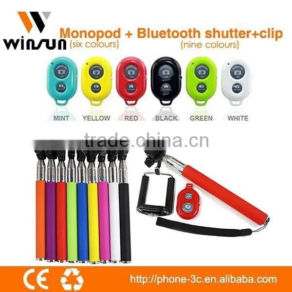 Camera Stick for Self Portraits, Handheld Monopod Smartphone Selfie Pole photo-2