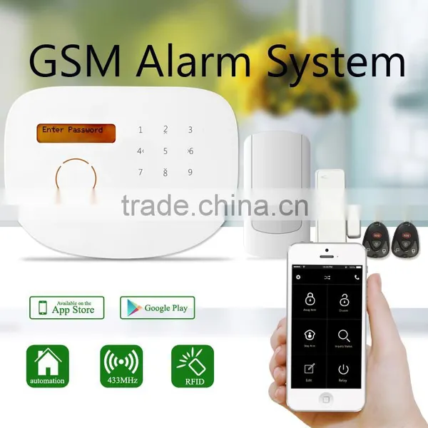 High Quality Wireless Fire Alarm System Work With Smoke Detector & Wireless Alarm System Home Alarm System
