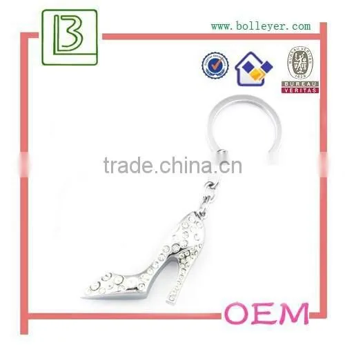 Fashion Blue and Pink Enamel Shoe Keychain for Women Gift photo-5