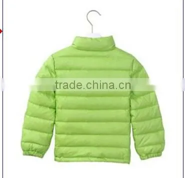 Unisex Style Kids' Lightweight Down Jacket With Small Packing Bag photo-2