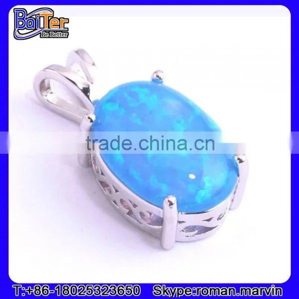 Opal Jewelry Factory!!Custom 925 Sterling Silver Opal Gemstone Pendant Wholesale photo-6