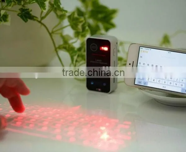 Tablet PC Wireless Mini Laser Projector Keyboard With Touchpad photo-2
