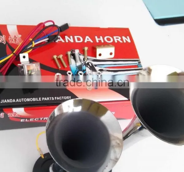 Car Boat Truck Loud 12V 128db Compressor Twin Trumpet Air Horn photo-4