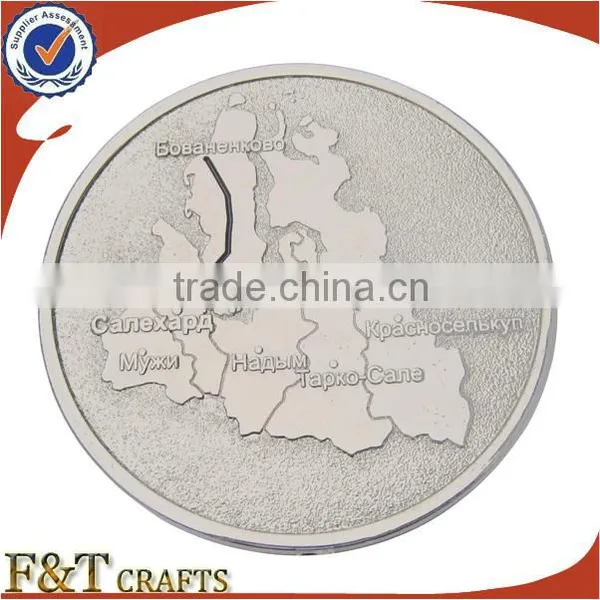 Customize Stamped Cut Out Bronze Metal Plating Military Coin Euro photo-3