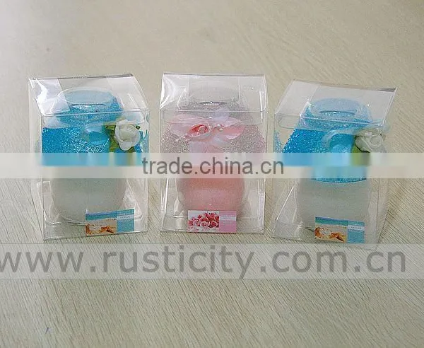 Shenzhen Rustic 2015 New Style 100% Natural Soy Wax Scented Candle in Big Candle Holder photo-2
