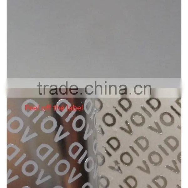 Warranty Tamper Evident VOID Label