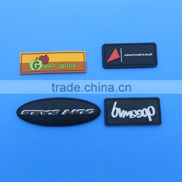 Custom Logo Silicone Garment Label Patches