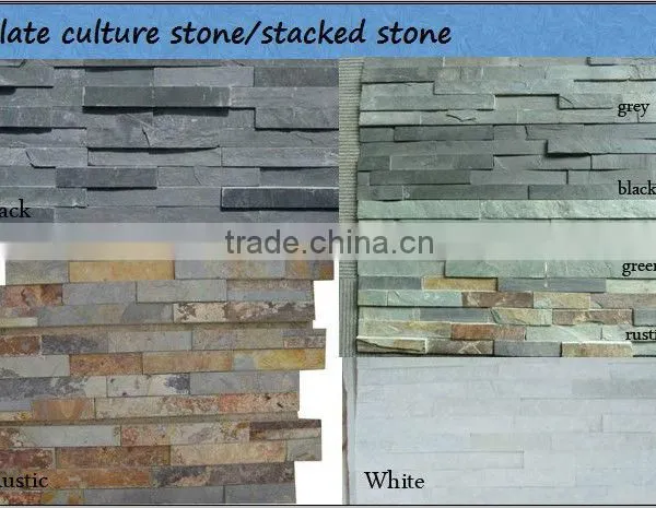 exterior wall cladding stone slate culture stone