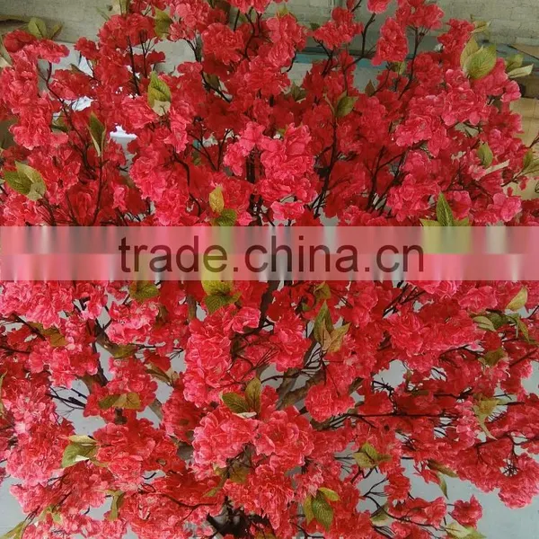 HOT Beautiful Red a Artificial Cherry Blossom Tree for Wedding Decoration photo-3