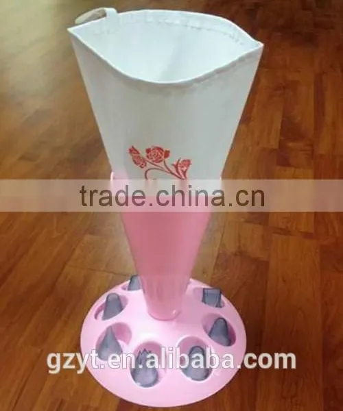 Fondant Cake Pastry Sugarcraft Tool- Nozzles and Pastry Bag Stand photo-2