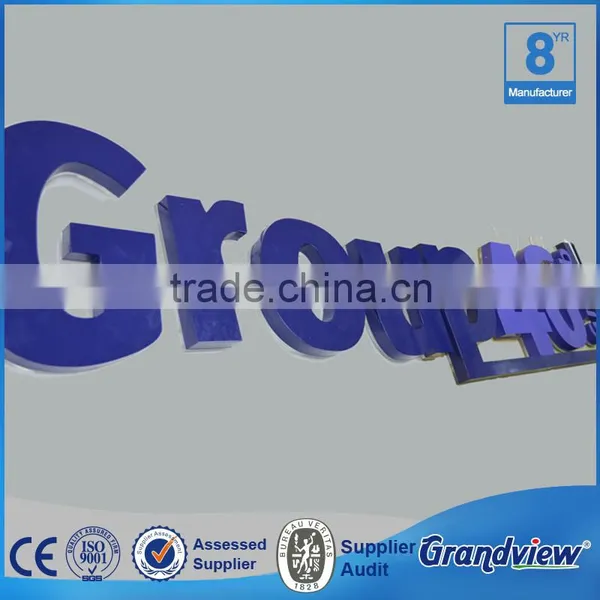 Waterproof Shop Sign Stainless Steel Led Reverse Lit Channel Letter Quality Choice photo-3