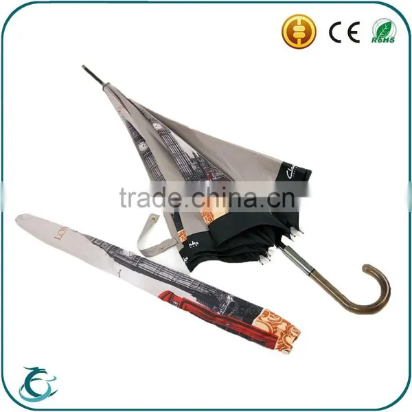 Shenzhen Umbrella Factory Sell Painting Straight Umbrella/High Quality Advertising Umbrella photo-3