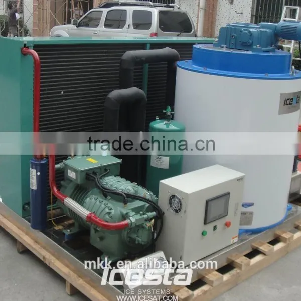 Flake Ice Machine With Compressor and Heat Exchanger for Fishery photo-4
