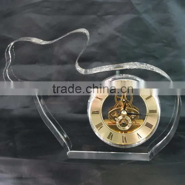 Desktop Clock Crystal Material With Battery Crystal Decoration photo-4