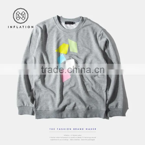 Soild Color Plain Sweatshirts Without Hood Made in China photo-2
