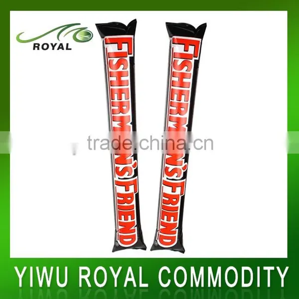 Personalized Design Plastic Inflatable Christmas Cheering Stick