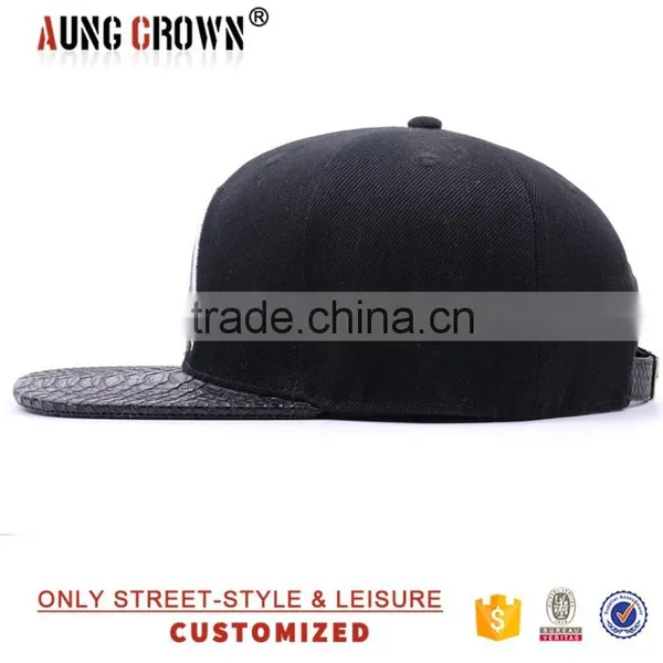 Fashion 6 Panels 3D Logo Custom Snap Back Hat photo-3