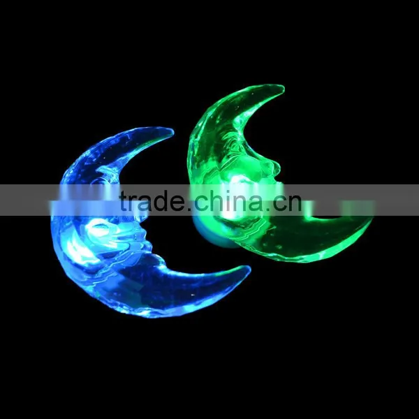 High Quality Moon Shape Led Night Light, Window Stick Decoration Light