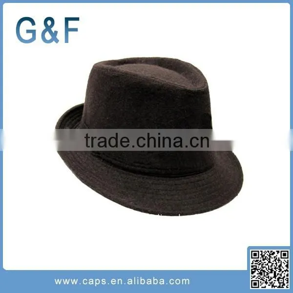 Fashion Wholesale Wide Brim Fedora Hat photo-6