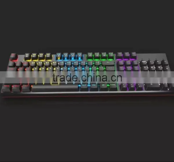 Motospeed Hot New RGB Backlit Wired Mechanical Gaming Keyboard With Blue Switches photo-3