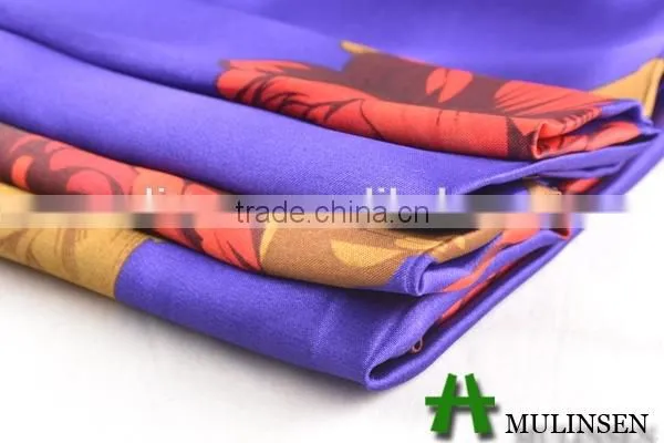 Shaoxing Textile Polyester 50D Printed Satin Fabric/ Satin Pajamas Woman Fabric photo-6