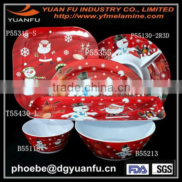 Christmas Melamine Dinnerwares