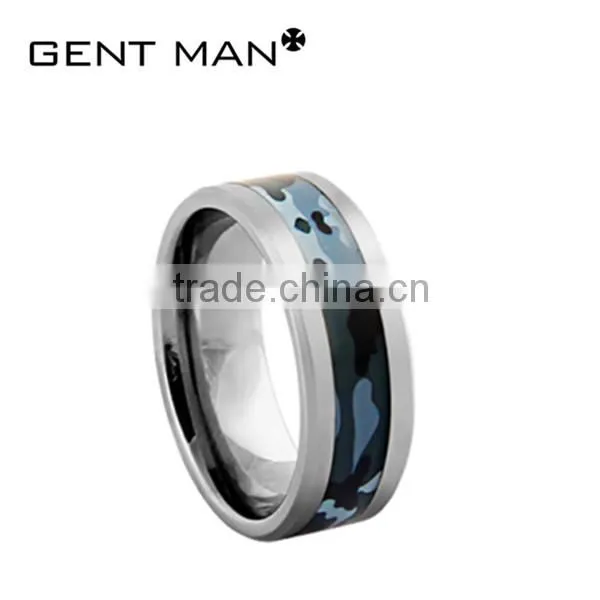 New Design Ladies Finger Ring Cool Girl Unique Camoflage Pattern Fancy Stainless Steel Man's Ring photo-3
