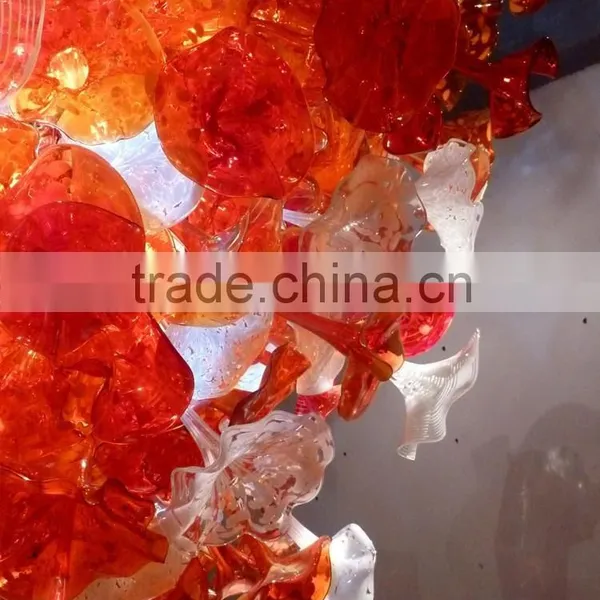 Hand Blown Glass Chandelier Decoration XO-20150619 Modern Glass Chandelier From Famous Chinese Glass Artist Mr Ou LianHua photo-5