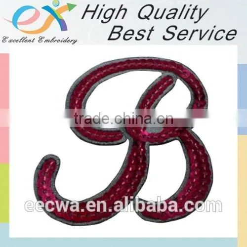Professional Embroidery Factory Wholesale Sequin Letters photo-5
