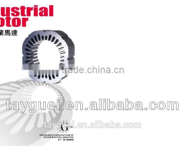 Silicon Steel Sheet Laminated Shaded Pole Motor Rotor Stator photo-5