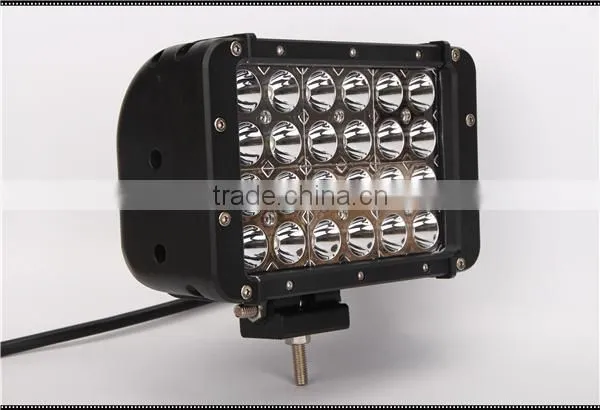 72W 4 Rows LED Work Light 12/24V Spot Flood Beam for Offroad Suv Atv photo-3