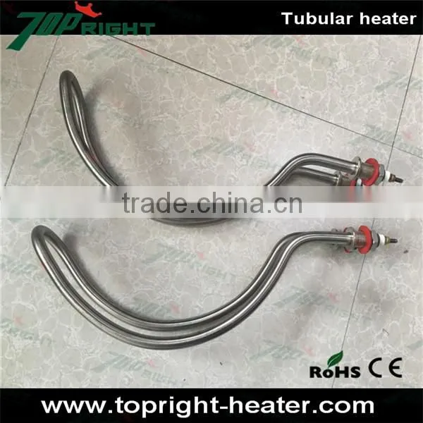 Topright Stainless Steel Customized 240V Electric U-shape Immersion Tubular Heater