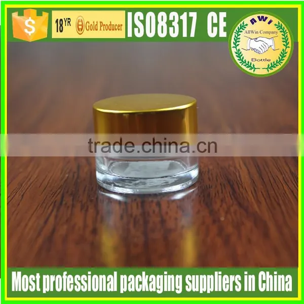 Frosted 100ml Glass Empty Cream Jar Frosetd Matte Cheap Facial Cream Glass Jars With Aluminum Cap