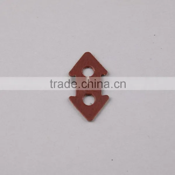 Custom Shape Fashion Design Embossed Logo Trademark Leather Cord Stopper photo-2