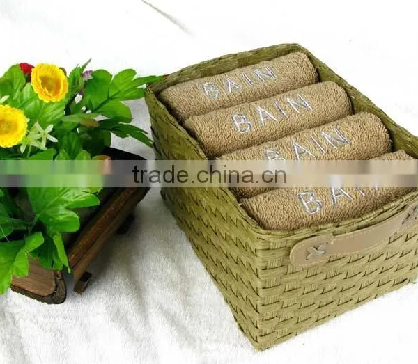 Newest Design Creative Wedding Basket Gift Towel Sets photo-2