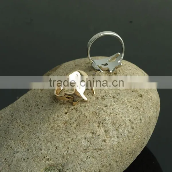 Wholesale Personalized Moon And Star Finger Ring photo-2