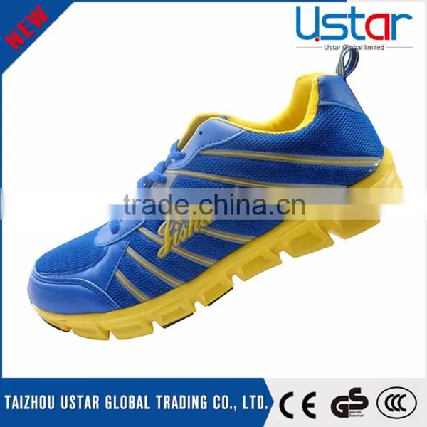New Design Cheap Portable PU Mesh Man Sport Shoes photo-5