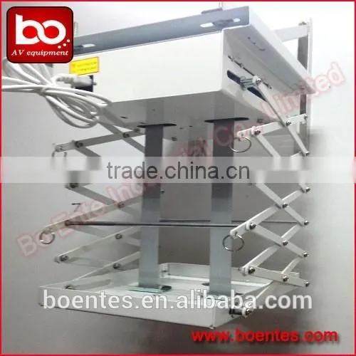 Aluminum Alloy Tubular Type Motorized Projector Ceiling Lift Mechanism for Office Presentation Equipment photo-2