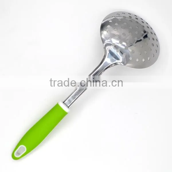 FDA LFGB Grade Factory Price Commercial Stainless Steel Hot Pot Soup Ladle photo-2